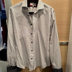 EXPRESS DOTTED SHIRT SIZE: LARGE